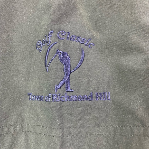 PING Mens Short Sleeve Golf Windbreaker Size XL Navy - Picture 2 of 10